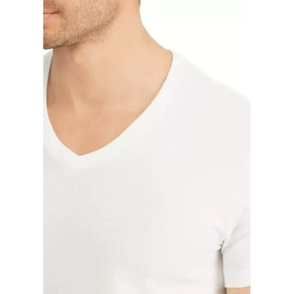 Polo Ralph Lauren Men's White Wicking Classic Fit V-Neck Shirt 5 Pack Size S - Picture 6 of 6